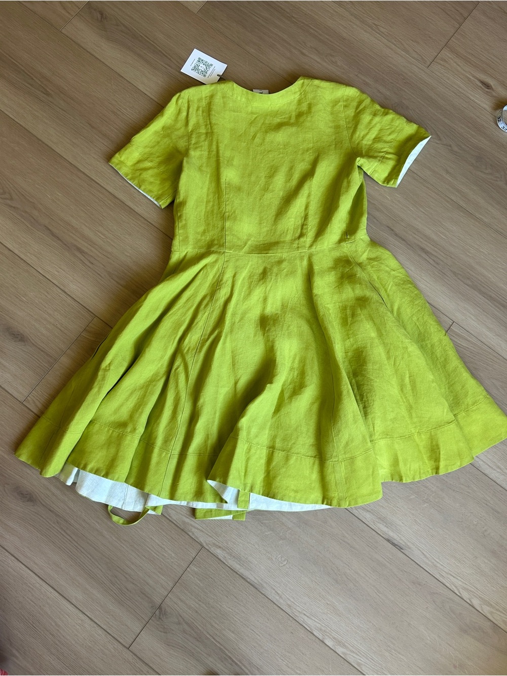 Son de flor linen wrap dress - Picture 4 of 4